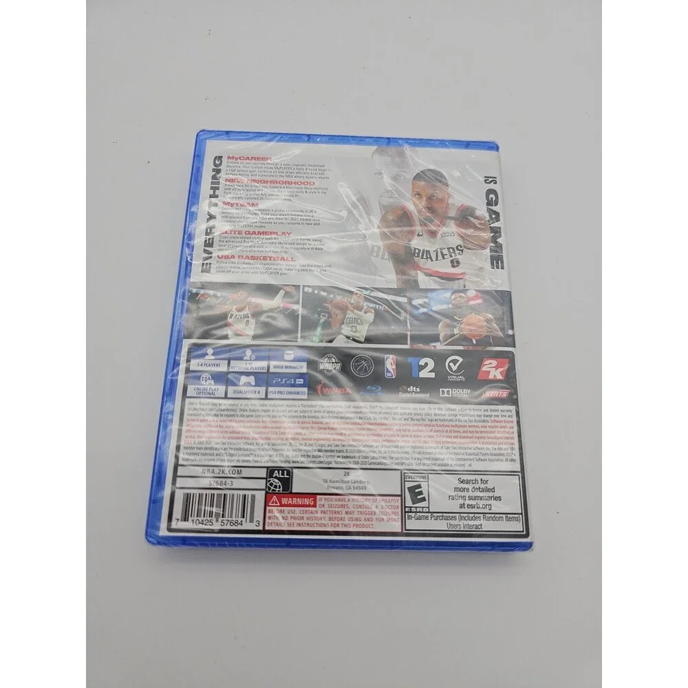 NBA 2K21 Standard Edition [PS4, Playstation 4] BRAND NEW FACTORY SEALED!!!!!